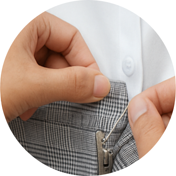 Add Knee Patches (Customer Fabric)